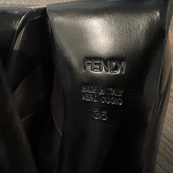 Black Fendi Platform Ankle Bootie - Rarely Worn! - Picture 5 of 9